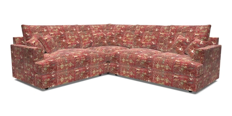 Slingsby Medium Fitted Cover Corner Unit RHF in Two Tone Plain Biscuit