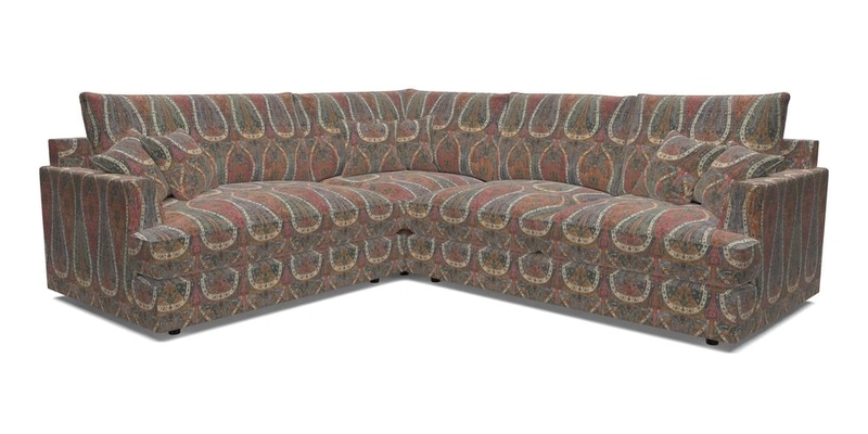Slingsby Medium Fitted Cover Corner Unit RHF in Two Tone Plain Biscuit
