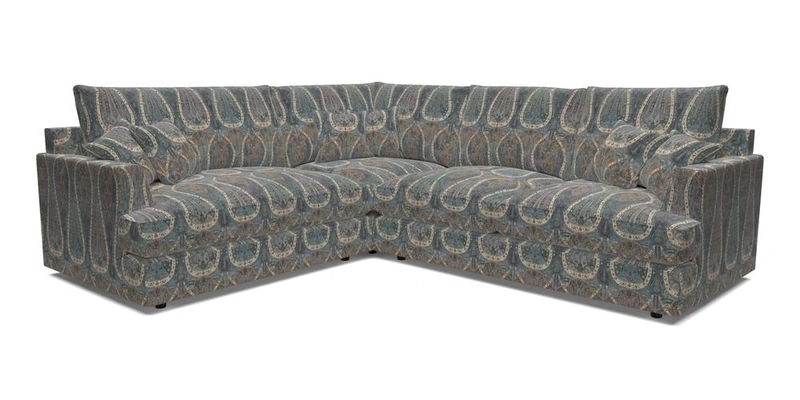 Slingsby Medium Fitted Cover Corner Unit RHF in Two Tone Plain Biscuit