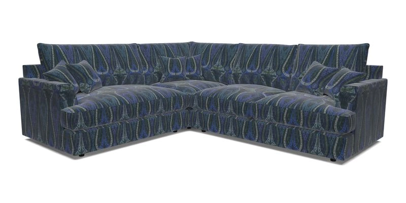 Slingsby Medium Fitted Cover Corner Unit RHF in Two Tone Plain Biscuit