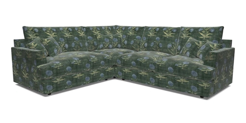 Slingsby Medium Fitted Cover Corner Unit RHF in Two Tone Plain Biscuit