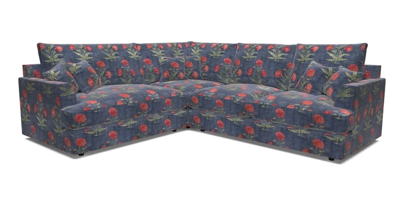 Slingsby Medium Fitted Cover Corner Unit RHF in Two Tone Plain Biscuit