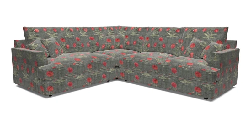 Slingsby Medium Fitted Cover Corner Unit RHF in Two Tone Plain Biscuit