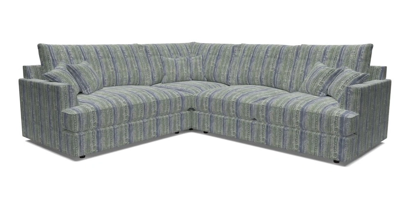 Slingsby Medium Fitted Cover Corner Unit RHF in Two Tone Plain Biscuit