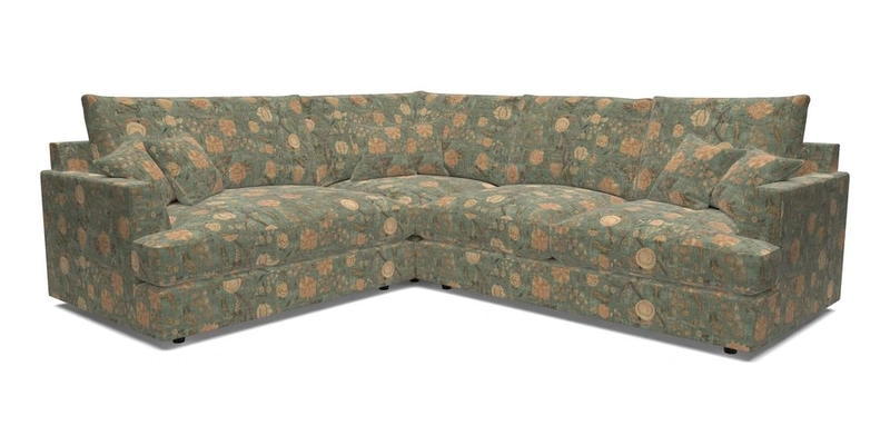 Slingsby Medium Fitted Cover Corner Unit RHF in Two Tone Plain Biscuit