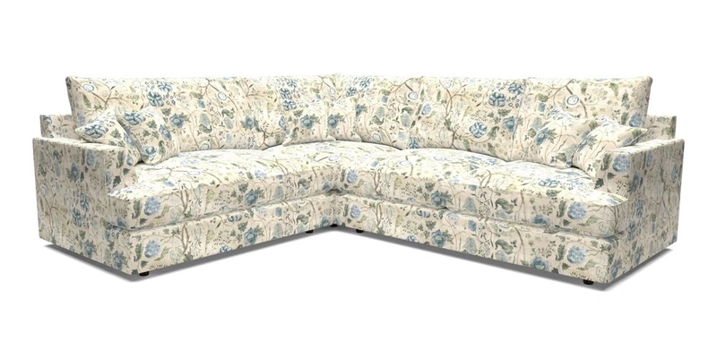 Slingsby Medium Fitted Cover Corner Unit RHF in Two Tone Plain Biscuit