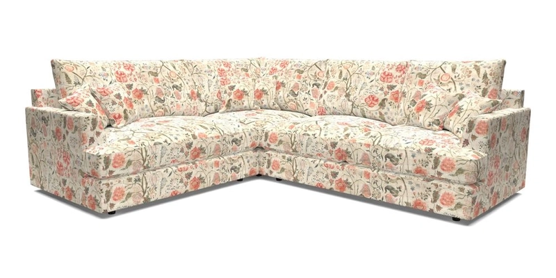 Slingsby Medium Fitted Cover Corner Unit RHF in Two Tone Plain Biscuit