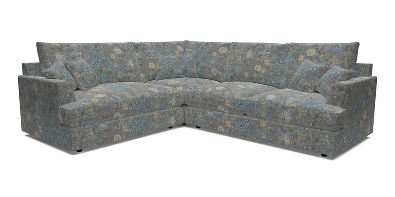 Slingsby Medium Fitted Cover Corner Unit RHF in Two Tone Plain Biscuit