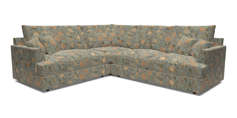 Slingsby Medium Fitted Cover Corner Unit RHF in Two Tone Plain Biscuit