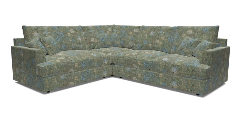 Slingsby Medium Fitted Cover Corner Unit RHF in Two Tone Plain Biscuit