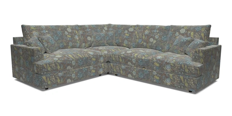 Slingsby Medium Fitted Cover Corner Unit RHF in Two Tone Plain Biscuit