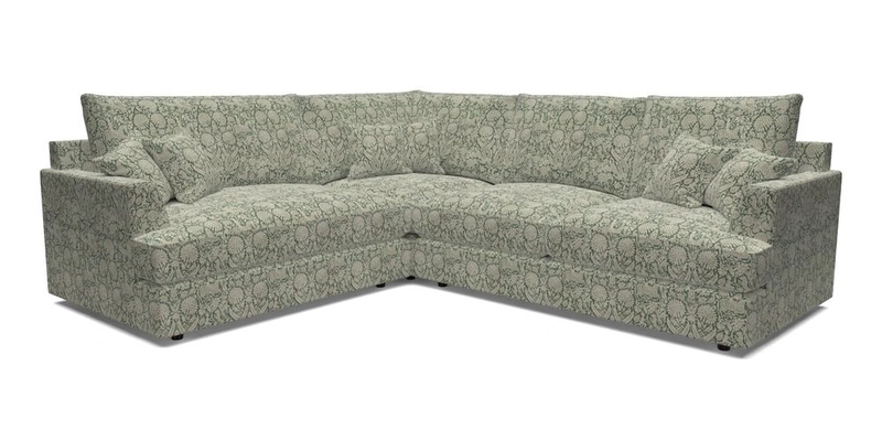 Slingsby Medium Fitted Cover Corner Unit RHF in Two Tone Plain Biscuit