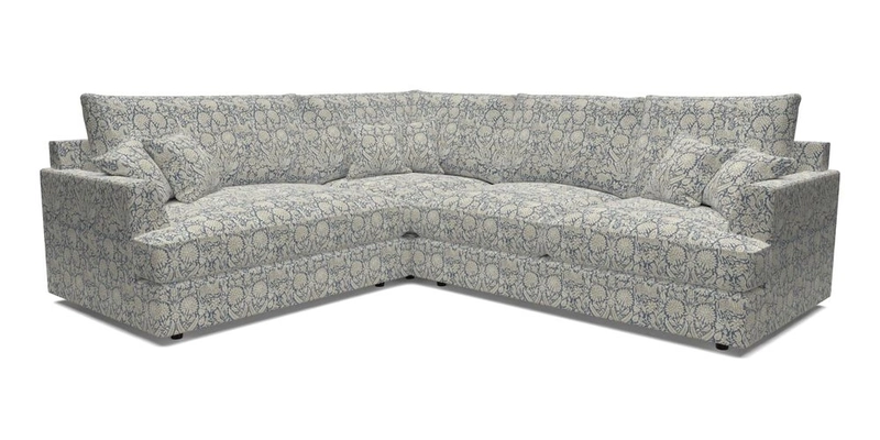 Slingsby Medium Fitted Cover Corner Unit RHF in Two Tone Plain Biscuit