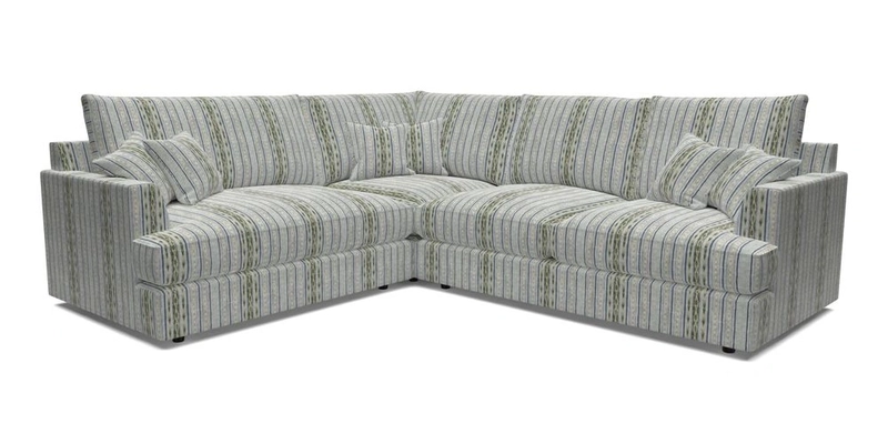 Slingsby Medium Fitted Cover Corner Unit RHF in Two Tone Plain Biscuit