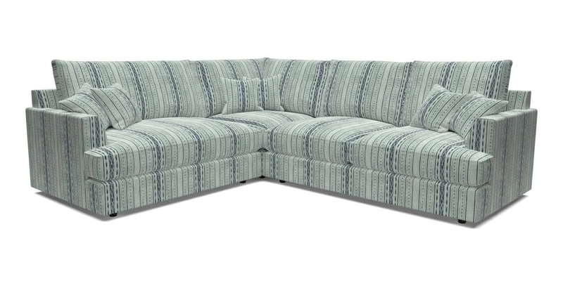 Slingsby Medium Fitted Cover Corner Unit RHF in Two Tone Plain Biscuit