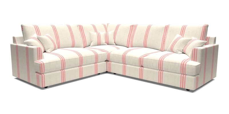 Slingsby Medium Fitted Cover Corner Unit RHF in Two Tone Plain Biscuit
