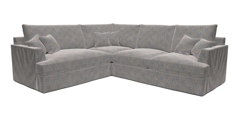 Slingsby Medium Fitted Cover Corner Unit RHF in Two Tone Plain Biscuit