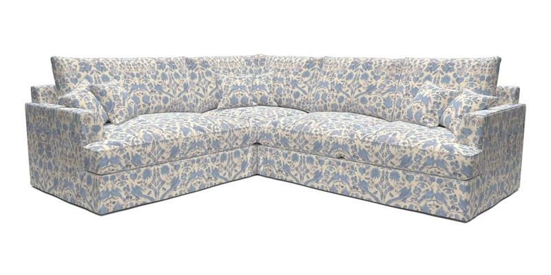 Slingsby Medium Fitted Cover Corner Unit RHF in Two Tone Plain Biscuit