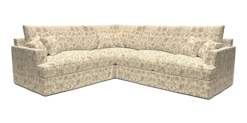 Slingsby Medium Fitted Cover Corner Unit RHF in Two Tone Plain Biscuit