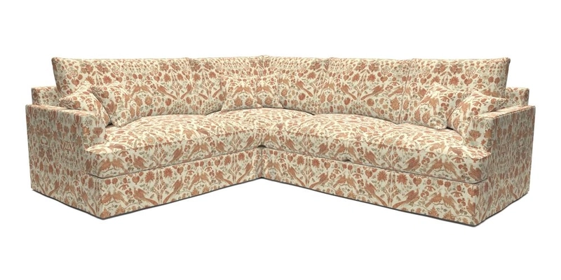 Slingsby Medium Fitted Cover Corner Unit RHF in Two Tone Plain Biscuit