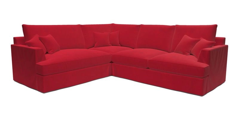 Slingsby Medium Fitted Cover Corner Unit RHF in Two Tone Plain Biscuit