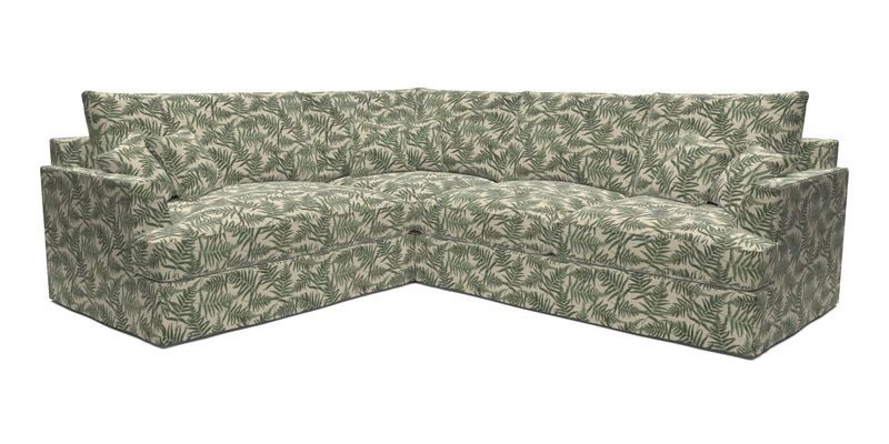 Slingsby Medium Fitted Cover Corner Unit RHF in Two Tone Plain Biscuit