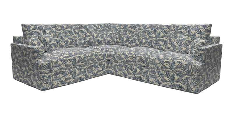 Slingsby Medium Fitted Cover Corner Unit RHF in Two Tone Plain Biscuit