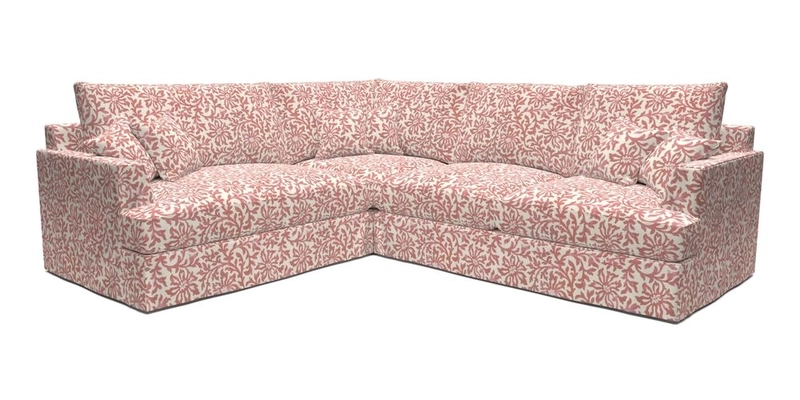 Slingsby Medium Fitted Cover Corner Unit RHF in Two Tone Plain Biscuit