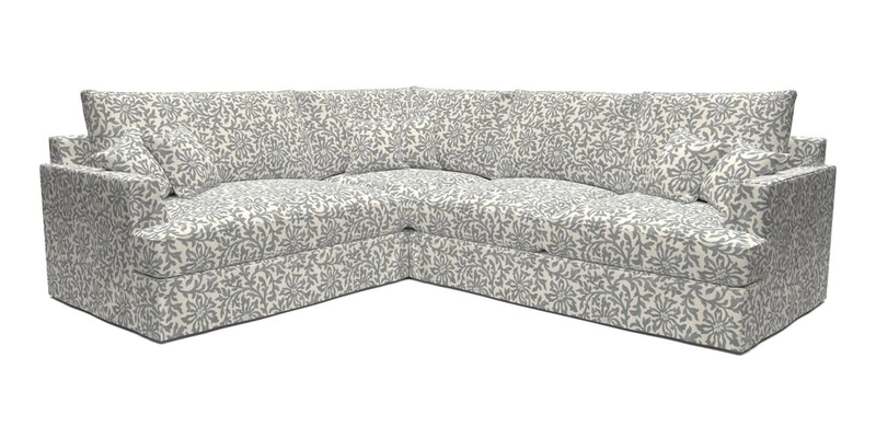 Slingsby Medium Fitted Cover Corner Unit RHF in Two Tone Plain Biscuit