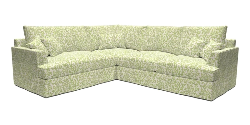 Slingsby Medium Fitted Cover Corner Unit RHF in Two Tone Plain Biscuit