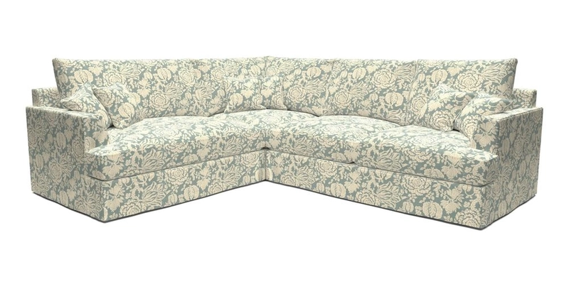 Slingsby Medium Fitted Cover Corner Unit RHF in Two Tone Plain Biscuit