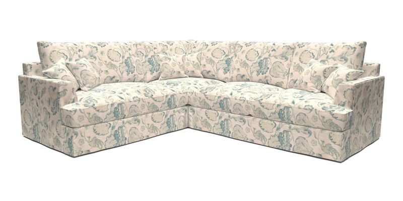 Slingsby Medium Fitted Cover Corner Unit RHF in Two Tone Plain Biscuit