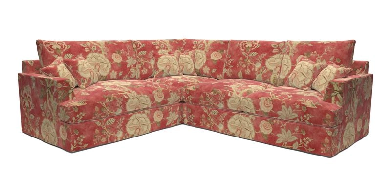 Slingsby Medium Fitted Cover Corner Unit RHF in Two Tone Plain Biscuit