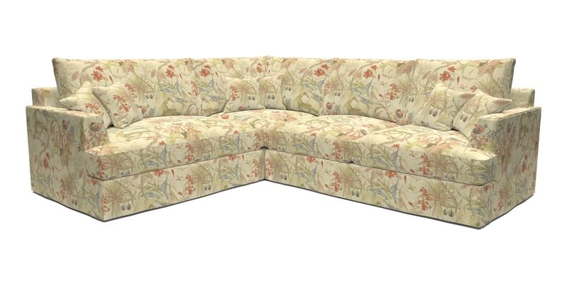 Slingsby Medium Fitted Cover Corner Unit RHF in Two Tone Plain Biscuit