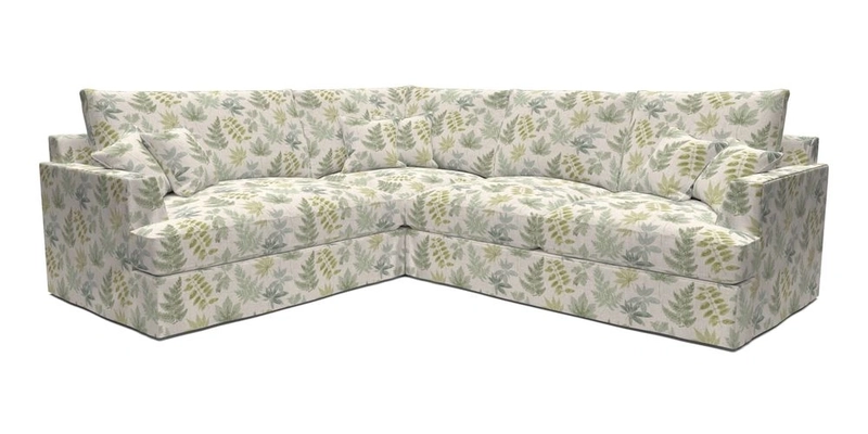 Slingsby Medium Fitted Cover Corner Unit RHF in Two Tone Plain Biscuit
