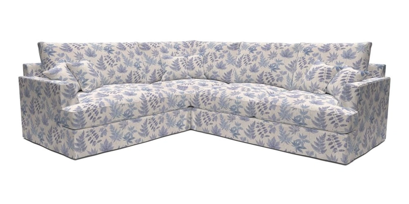 Slingsby Medium Fitted Cover Corner Unit RHF in Two Tone Plain Biscuit