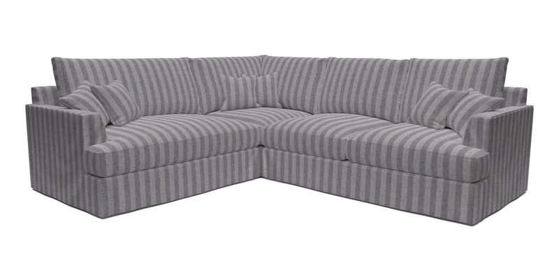 Slingsby Medium Fitted Cover Corner Unit RHF in Two Tone Plain Biscuit