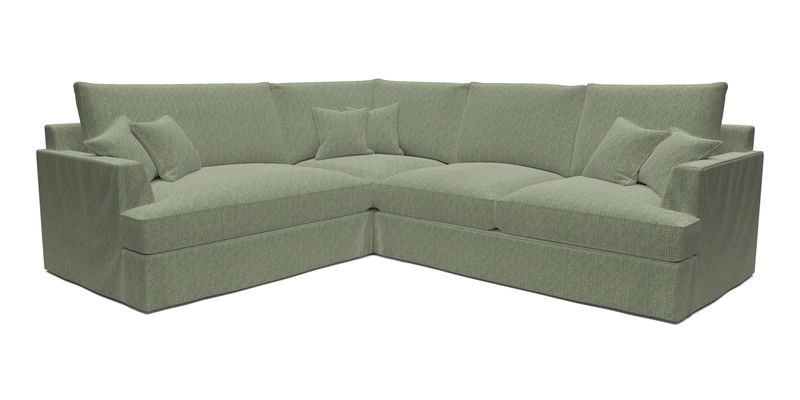 Slingsby Medium Fitted Cover Corner Unit RHF in Two Tone Plain Biscuit