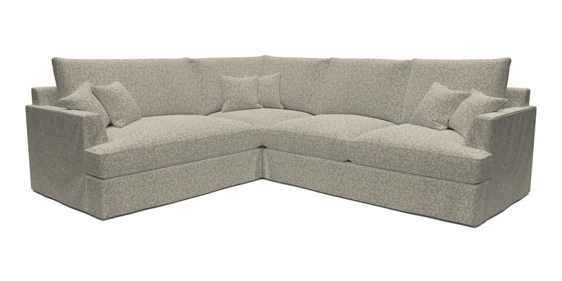 Slingsby Medium Fitted Cover Corner Unit RHF in Two Tone Plain Biscuit