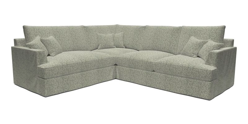 Slingsby Medium Fitted Cover Corner Unit RHF in Two Tone Plain Biscuit