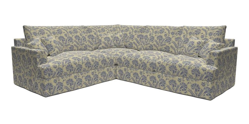 Slingsby Medium Fitted Cover Corner Unit RHF in Two Tone Plain Biscuit