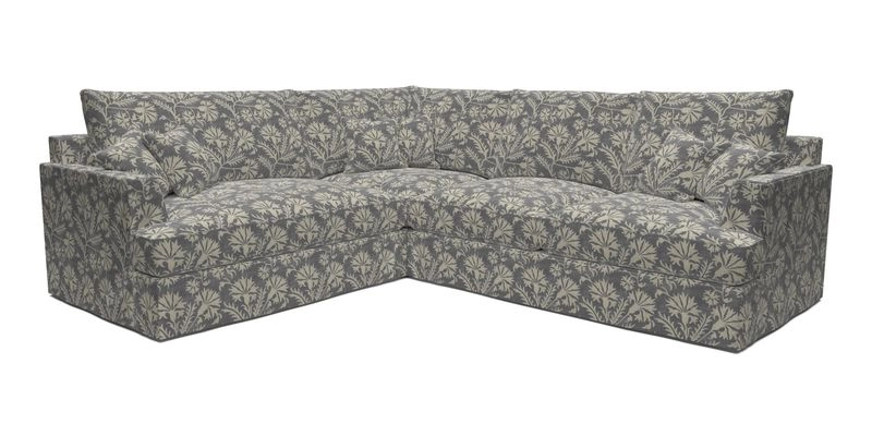 Slingsby Medium Fitted Cover Corner Unit RHF in Two Tone Plain Biscuit