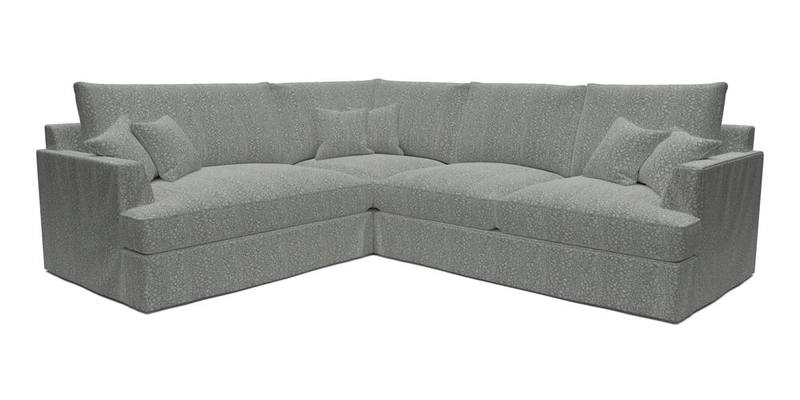 Slingsby Medium Fitted Cover Corner Unit RHF in Two Tone Plain Biscuit
