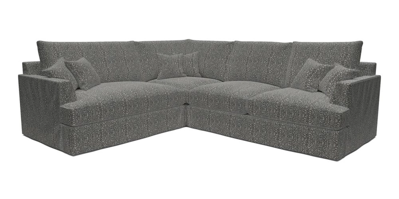 Slingsby Medium Fitted Cover Corner Unit RHF in Two Tone Plain Biscuit