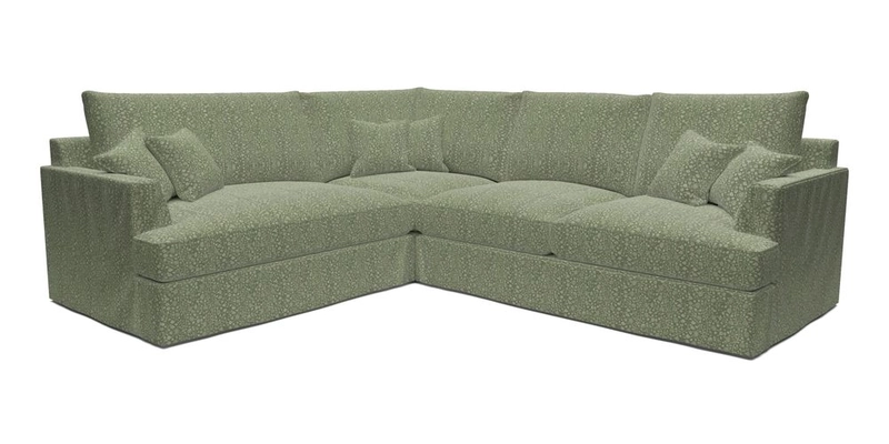 Slingsby Medium Fitted Cover Corner Unit RHF in Two Tone Plain Biscuit