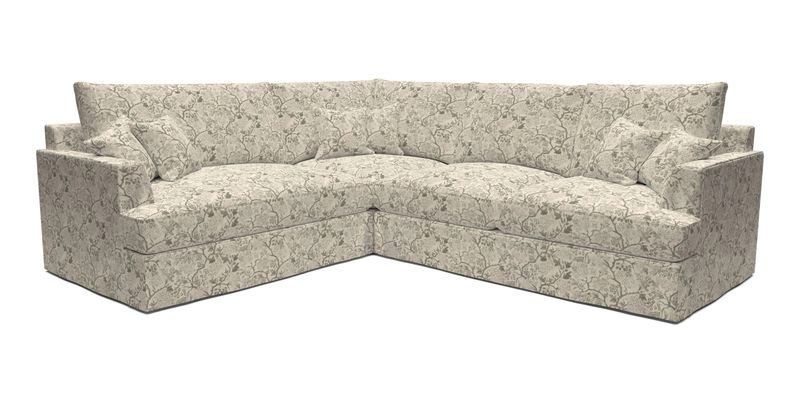 Slingsby Medium Fitted Cover Corner Unit RHF in Two Tone Plain Biscuit