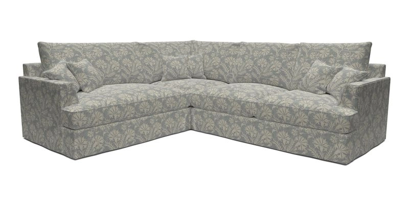 Slingsby Medium Fitted Cover Corner Unit RHF in Two Tone Plain Biscuit