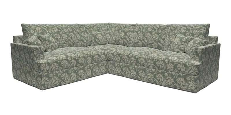 Slingsby Medium Fitted Cover Corner Unit RHF in Two Tone Plain Biscuit