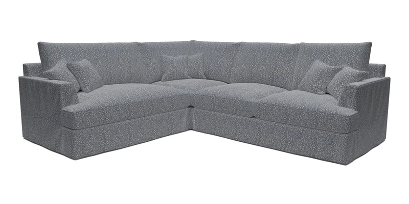 Slingsby Medium Fitted Cover Corner Unit RHF in Two Tone Plain Biscuit