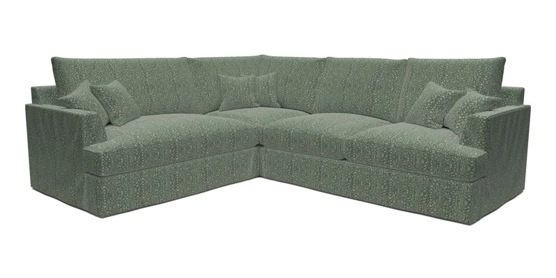 Slingsby Medium Fitted Cover Corner Unit RHF in Two Tone Plain Biscuit